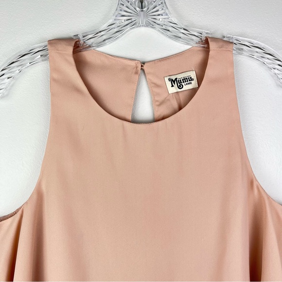 Show Me Your MuMu Tier Layer Cropped King Tank Top  Rose Pink (C1) - Picture 9 of 12